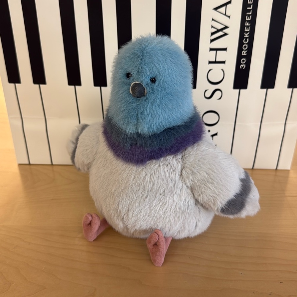 Jellycat NYC exclusive pigeon